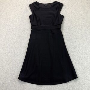 Ava & Yelly Girls Dress Size 14 Black Bandage Fit Flare Cutout Waist